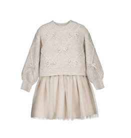 Mayoral Mayoral 4927 Beige Vigo Jurk  W26
