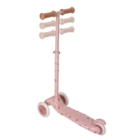 Little Dutch Little Dutch Kinderstep  3 wiel  roze