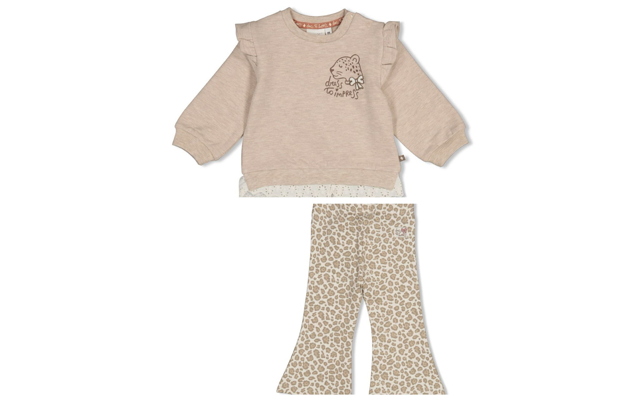 Feetje Feetje 51602850  sweater + flare broek   W62