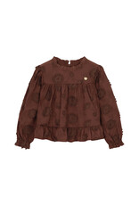 LeChic Le Chic Ella Shirt Chocolade chip  W62