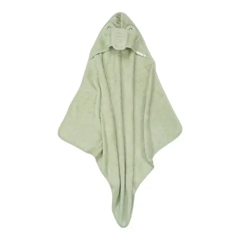 Little Dutch textiel Little Dutch Badcape Krokodil