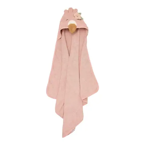 Little Dutch textiel Little Dutch Badcape Flamingo
