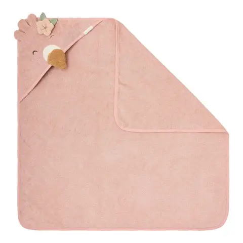 Little Dutch textiel Little Dutch Badcape Flamingo