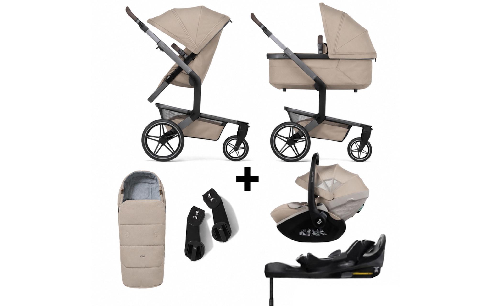 Joolz Joolz Day 5 Kinderwagen sandy taupe setprijs.
