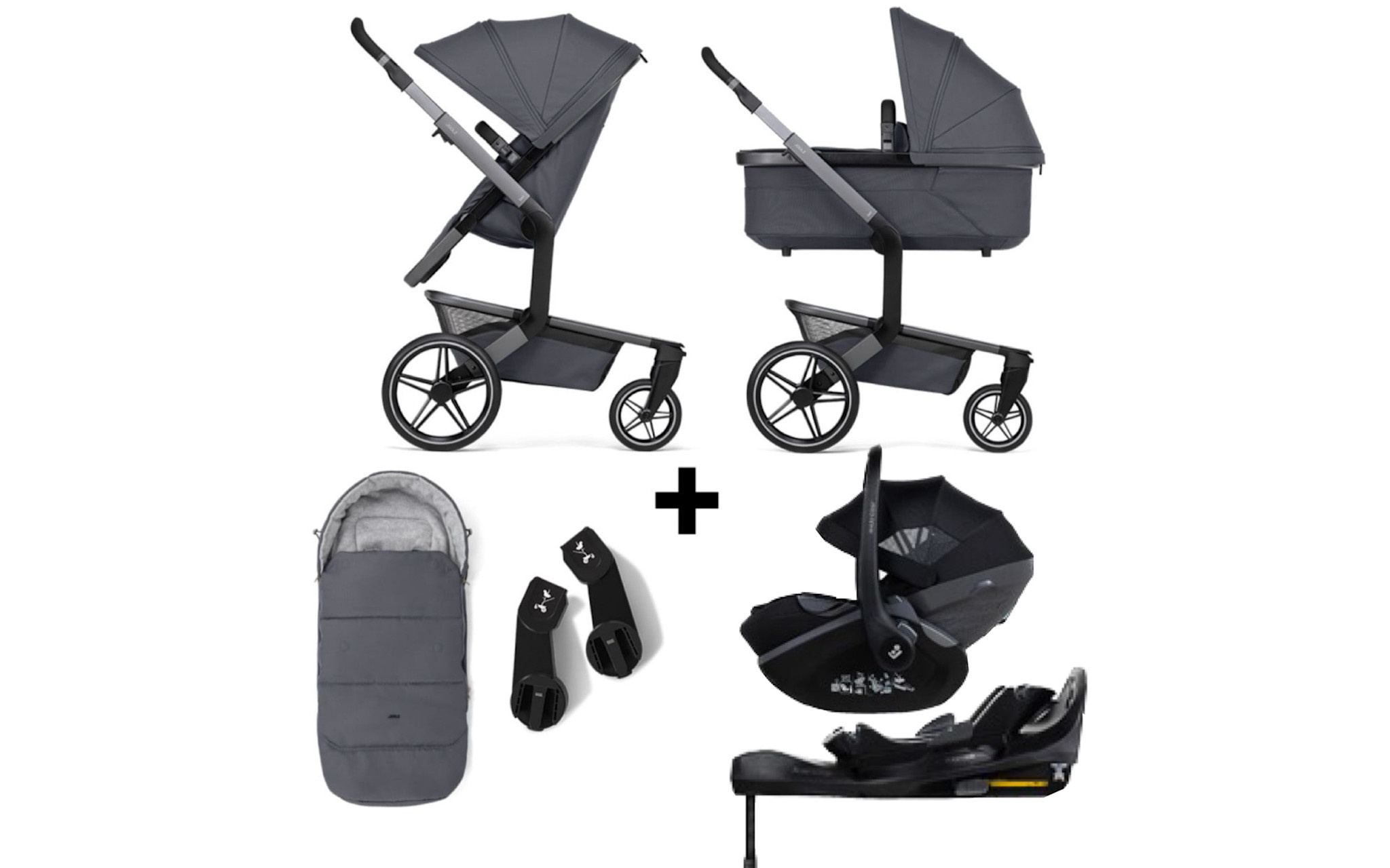 Joolz Joolz Day 5 Kinderwagen stone grey setprijs