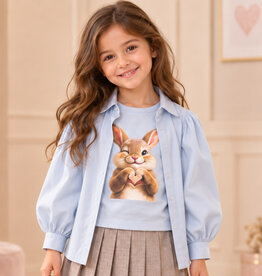 Someone Someone Ofelia Blouse  SG-22-G light Blue  W62