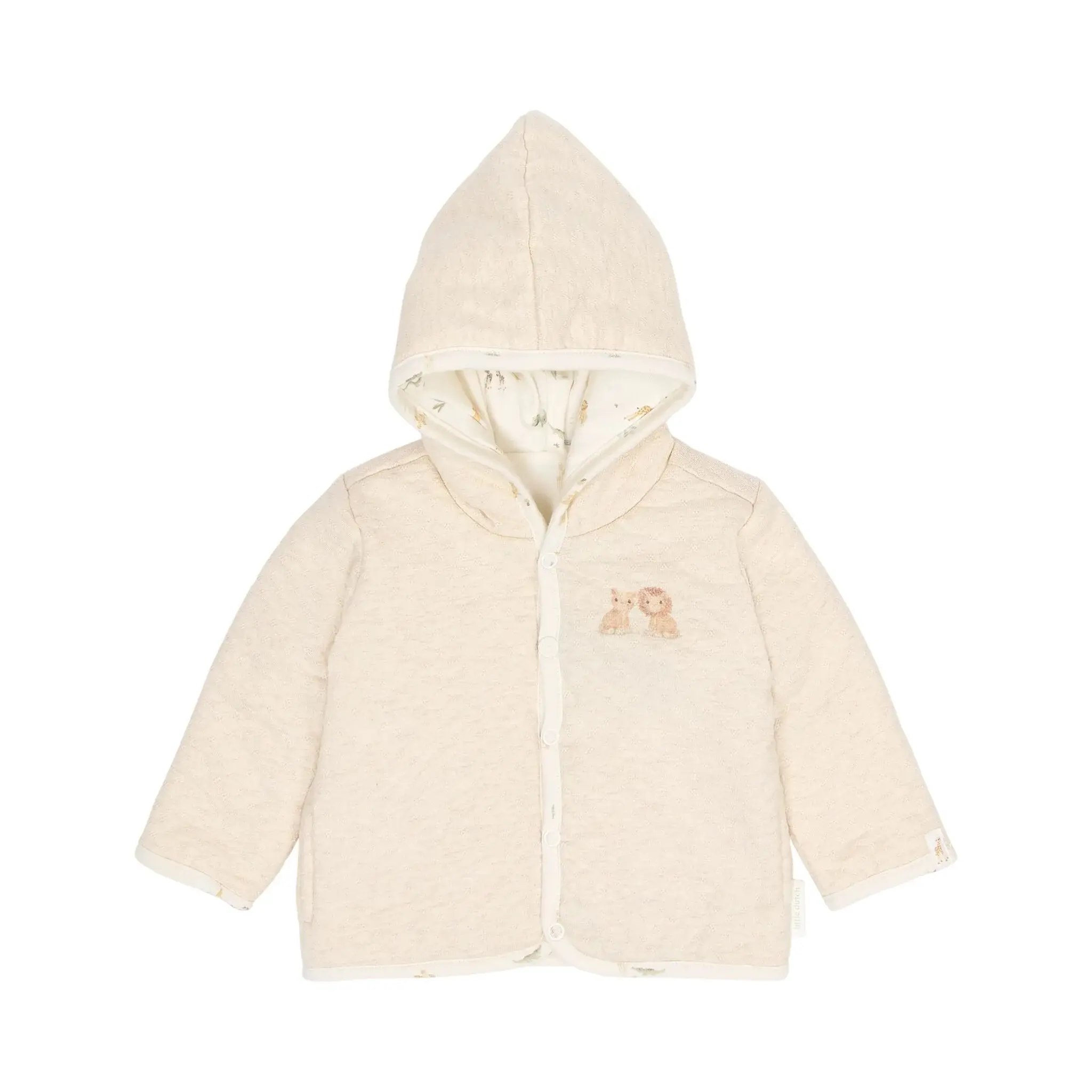 Little Dutch kleding Little Dutch Jas Safari Omkeerbaar Vanilla Melee