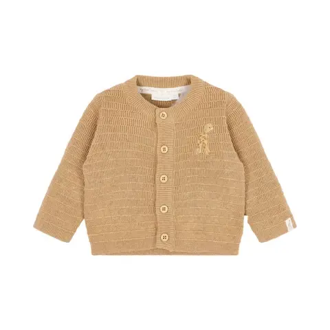 Little Dutch kleding Little Dutch Vest Gebreid Safari Soft Tan