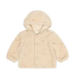 Little Dutch kleding Little Dutch Jas Flowers Sand