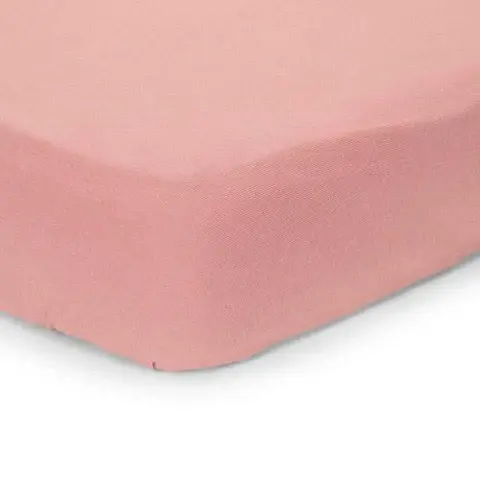 Little Dutch textiel Little Dutch hoeslaken  ledikant 60x120   pink blush  w62