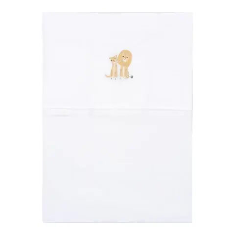 Little Dutch textiel fout Little Dutch laken  ledikant    110x140   safari Leo   w62