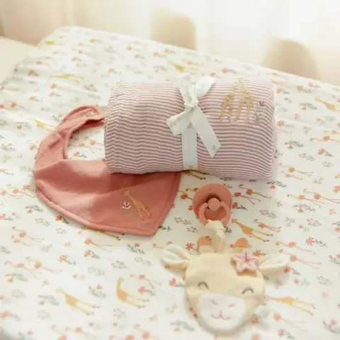 Little Dutch textiel Little Dutch  Giftbox  Flamingo Rose