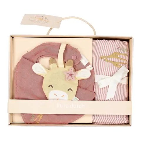 Little Dutch textiel Little Dutch  Giftbox  Flamingo Rose