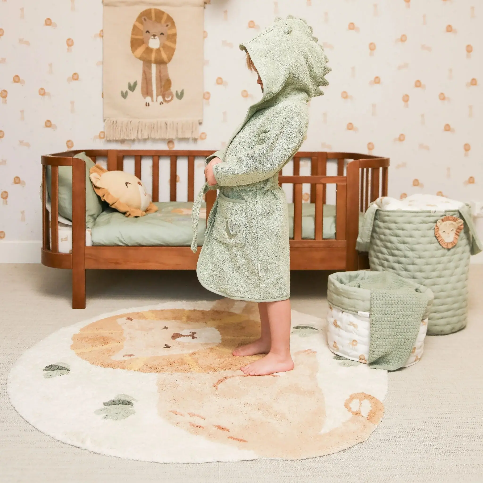 Little Dutch textiel Little Dutch  Vloerkleed Leeuw - Geel Price
