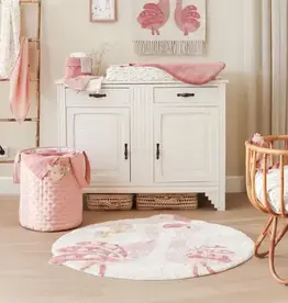 Little Dutch textiel Little Dutch Vloerkleed Flamingo - Roze