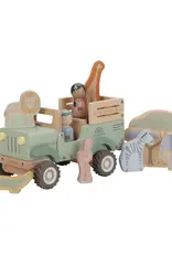Little Dutch Little Dutch Safari Auto met dieren Groen