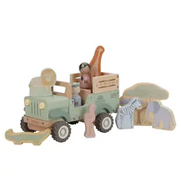 Little Dutch Little Dutch Safari Auto met dieren Groen