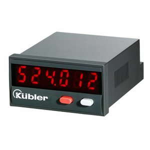 Kübler Codix 6.524.012.300 LED Multifunctionele totalizer/timer/tacho in één, 10-30 VDC