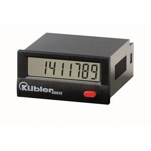 Kübler Codix 6.132.012.853 LCD pulse counter, battery powered, counting up or down, 10...260 V AC/DC