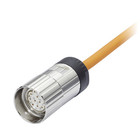 Kübler 8.0000.6901.0005, M23, 12 pin connector met 5 m PVC kabel