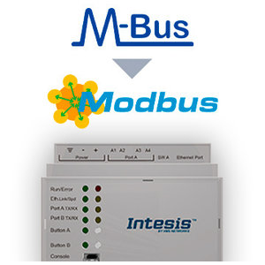 Intesis M-Bus to Modbus TCP & RTU gateway INMBSMEB0100000 - 10 devices