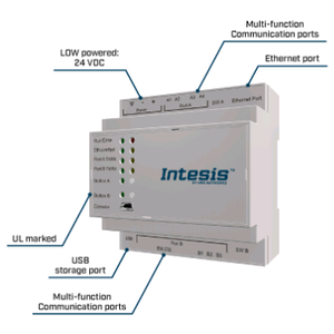 Intesis M-Bus naar Modbus TCP & RTU-gateway INMBSMEB0600000 - 60 devices