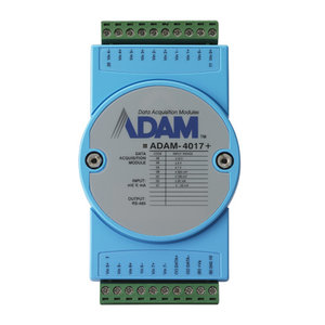 Advantech ADAM-4017+, 8-kanaals analoge ingangsmodule met Modbus®