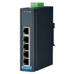 Advantech EKI-2525-BE, 5-poorts 10/100Mbps unmanaged Ethernet-switch