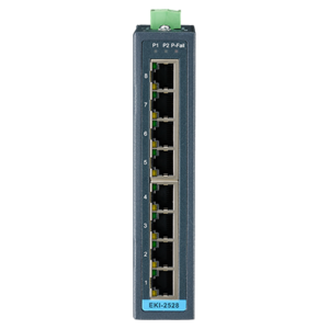 Advantech EKI-2528I-BE, 8-port Unmanaged Ind. Ethernet Switch with Wide Temperature