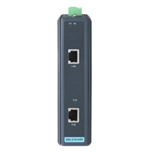 Advantech EKI-2701HPI, industriële IEEE 802.3at Gigabit PoE-injector