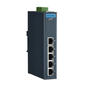 Advantech EKI-2725, 5-poorts industriële unmanaged Gigabit ethernetswitch