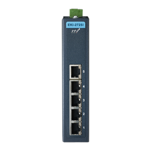 Advantech EKI-2725, 5-port Ind. Unmanaged GbE Switch