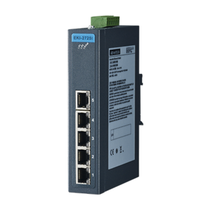 Advantech EKI-2725, 5-port Ind. Unmanaged GbE Switch