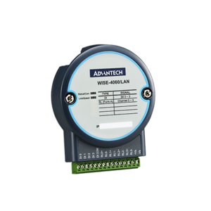 Advantech WISE-4060LAN-B, 4-kanaals digitale ingang en 4-kanaals relais IoT Ethernet I/O-module