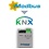 Intesis Modbus RTU master naar KNX TP-gateway  INKNXMBM1000200 - 100 data punten