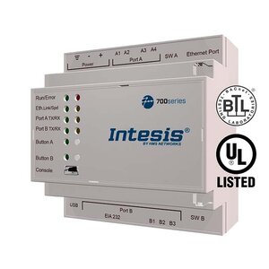 Intesis Modbus TCP & RTU Master to BACnet IP & MS/TP Server IN7004856000000 - 600 points