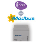 Intesis OCPP to Modbus TCP & RTU Server Gateway INMBSOCP0010100 1 charger with 7 connections