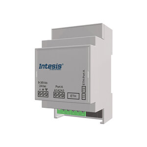 Intesis OCPP naar Modbus TCP & RTU Server Gateway INMBSOCP0010100 1 oplader met 7 aansluitingen