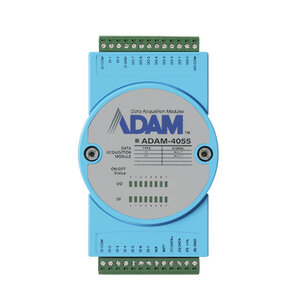 Advantech ADAM-4055-BE, 8DI/8DO Modbus RS-485 Remote I/O