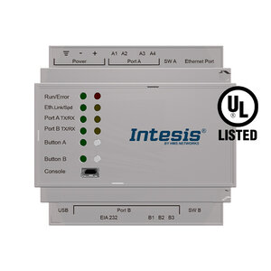 Intesis M-Bus naar KNX-gateway INKNXMEB0600000 - 60 devices