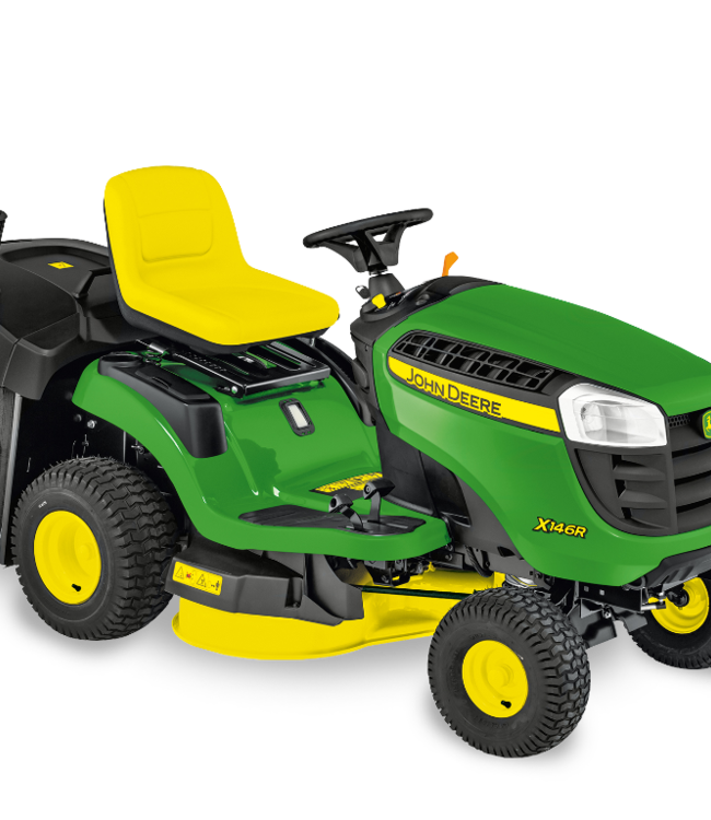 John Deere X147R zitmaaier met opvang