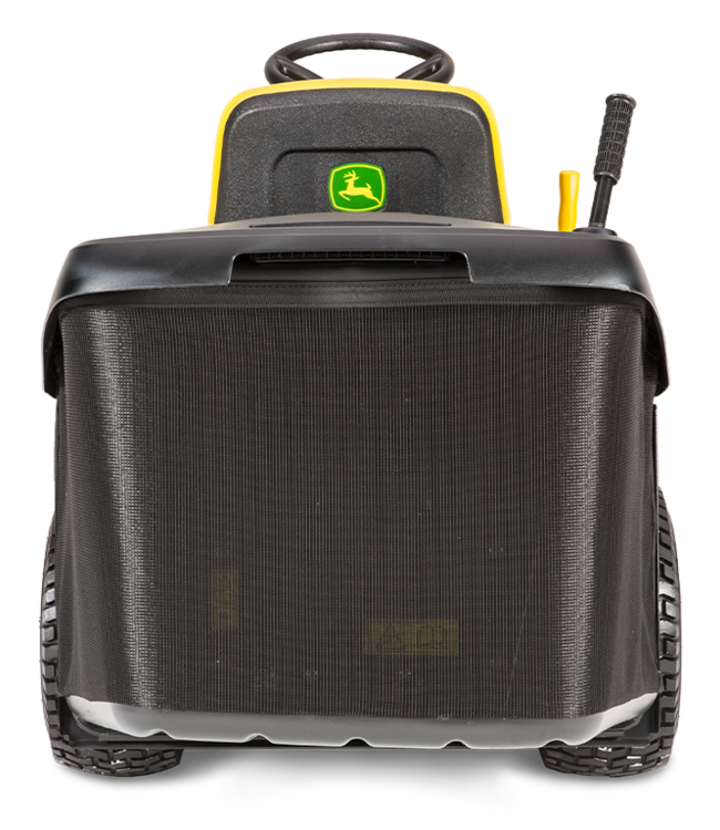 John Deere X117R zitmaaier met opvang