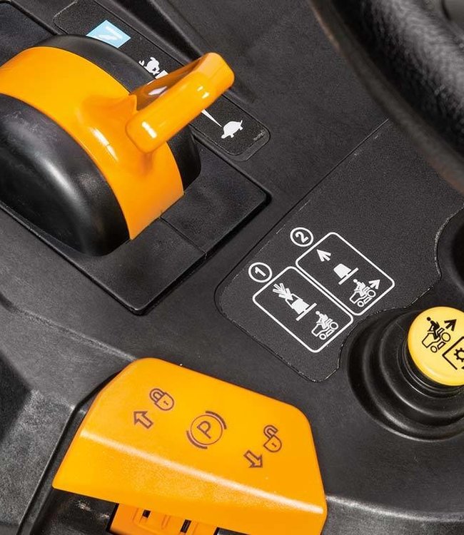 John Deere X117R zitmaaier met opvang