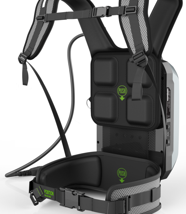 BAX1500 28 Ah rug gedragen accu