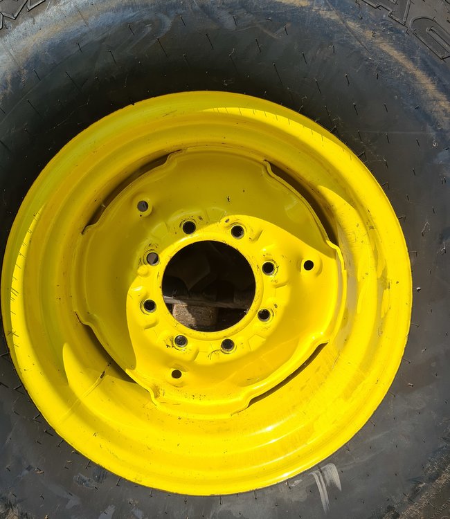 John Deere gazonbanden set achter met velgen