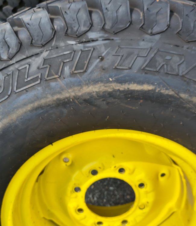 John Deere gazonbanden set achter met velgen