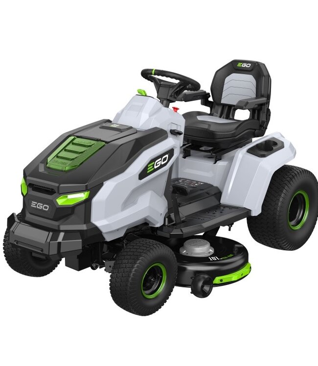EGO TR4201E zitmaaier met 107 cm maaidek - batterij aangedreven