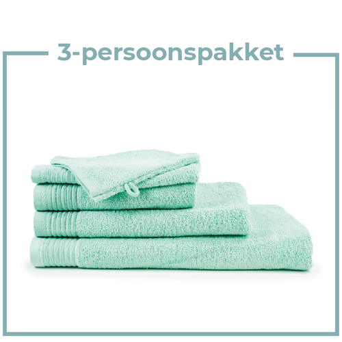 The One Towelling 3 Persoons - Handdoekenpakket - Mint The One Towelling 3 Persoons - Handdoekenpakket - Mint