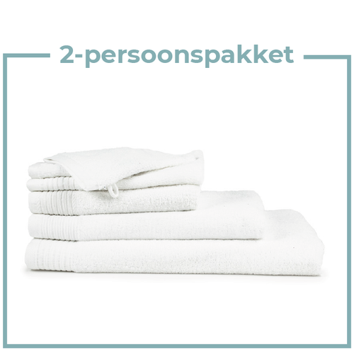 The One Towelling 2 Persoons - Handdoekenpakket - Wit The One Towelling 2 Persoons - Handdoekenpakket - Wit