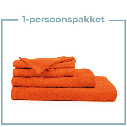 The One Towelling 1 Persoons - Handdoekenpakket - Oranje The One Towelling 1 Persoons - Handdoekenpakket - Oranje